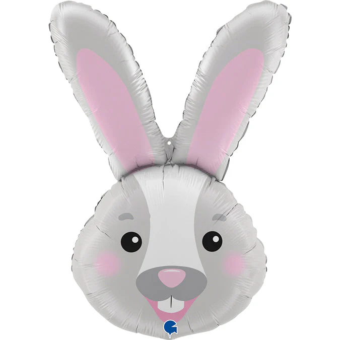 37" Bunny Head Foil Balloon