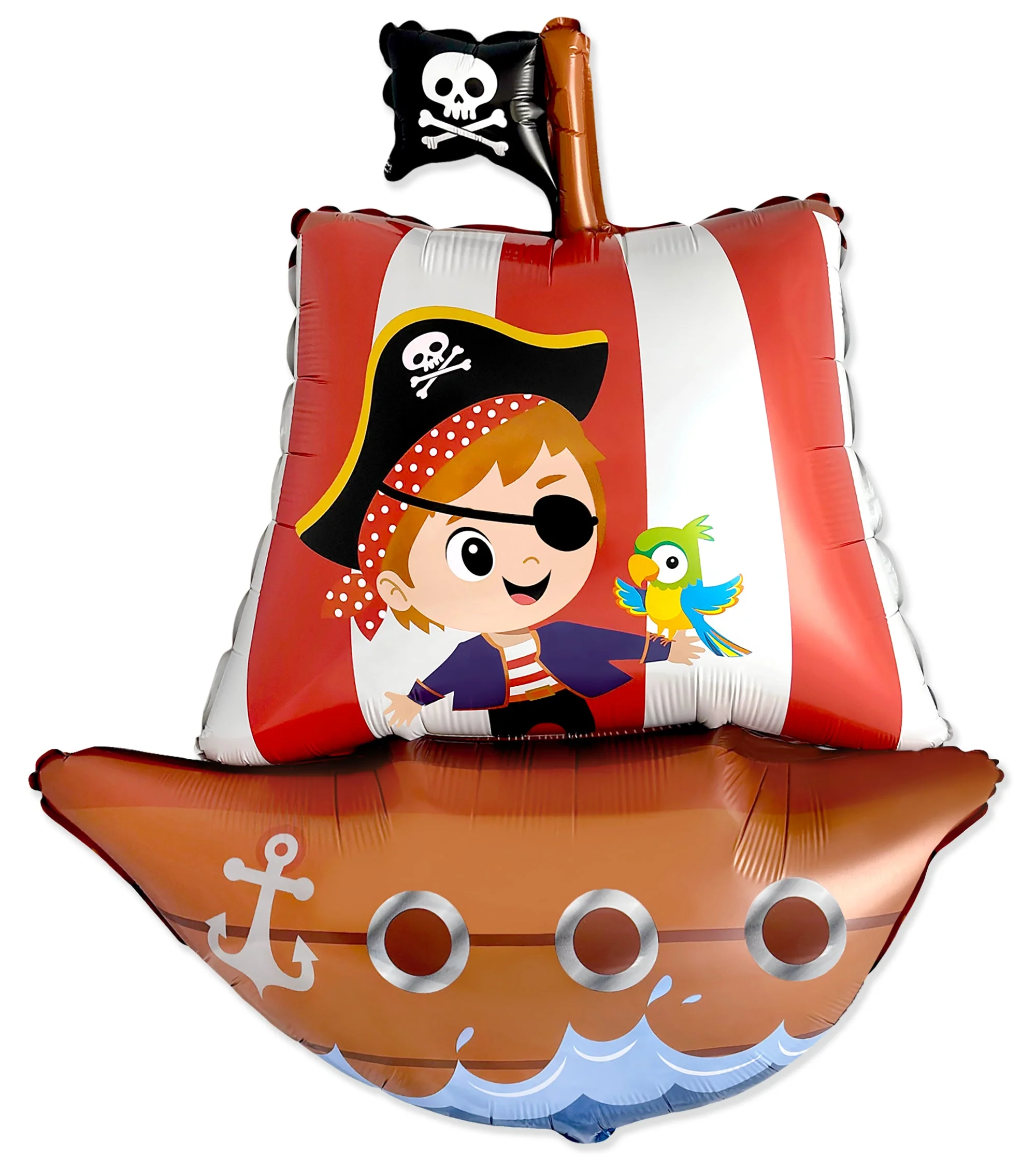 37" Kid Pirate Ship Foil Balloon