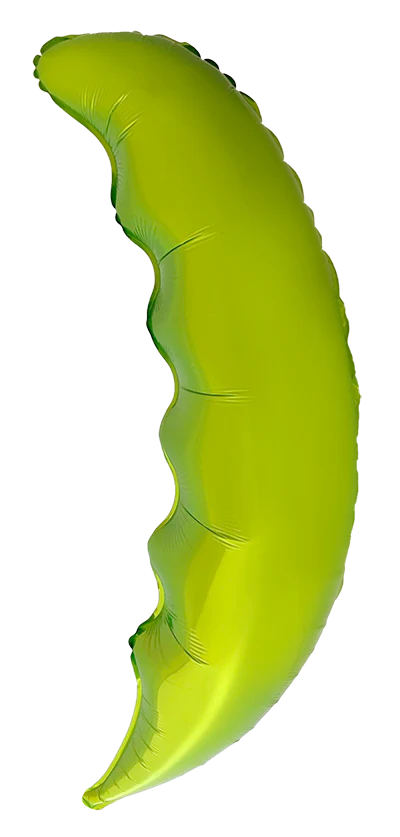 38" Lime Green Palm Foil Balloon