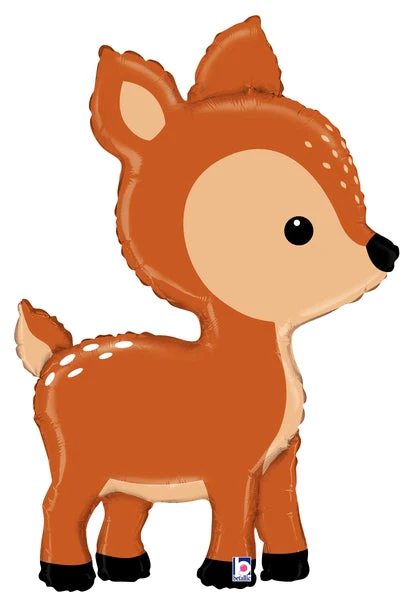 39" Foil Shape Balloon Woodland Deer