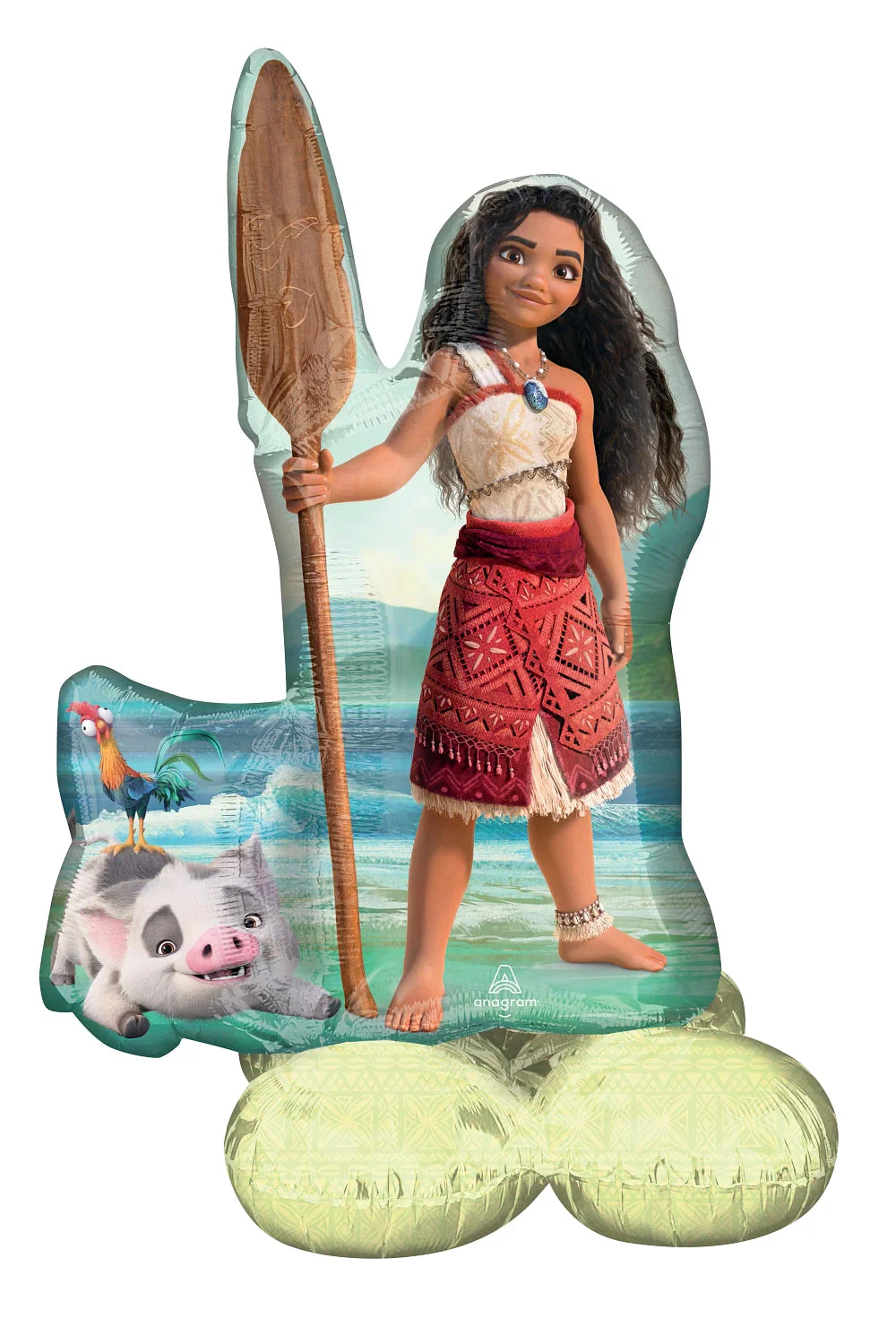 39" Airfill Only Consumer Inflatable AirLoonz Junior Moana Foil Balloon