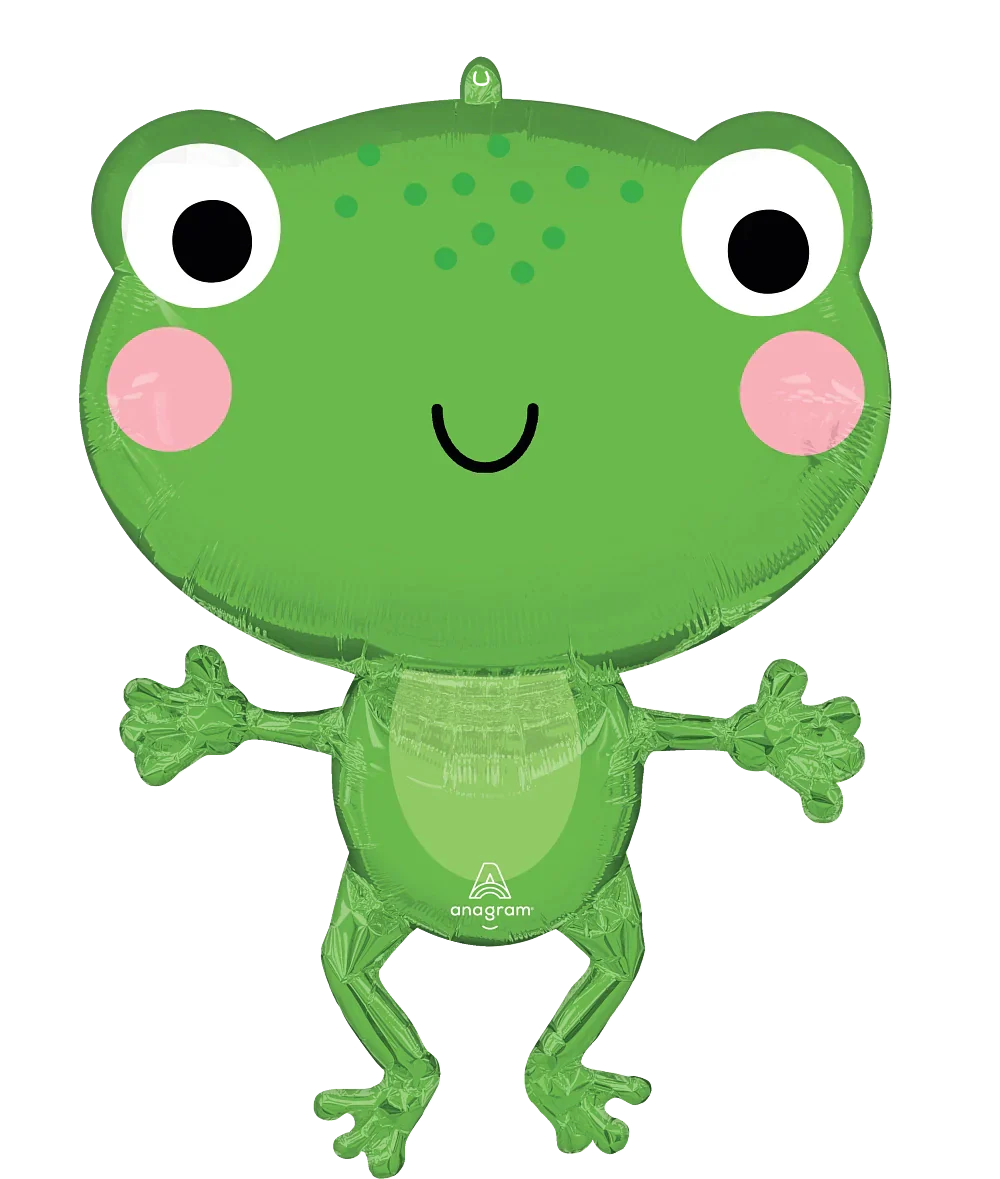39" Jumbo Happy Frog Foil Balloon
