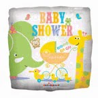 4" Airfill Only (Sticks Sold Separately) Baby Shower Animals Balloon