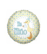 4" Airfill Only (Sticks Sold Separately) Es Nino Ciguena Balloon (Spanish)