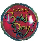 4" Airfill Only (Sticks Sold Separately) Happy Boss's Day Balloon