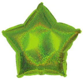 4" Airfill Only (Sticks Sold Separately) Lime Green Dazzleloon Balloon