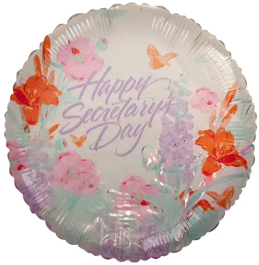4" Airfill Only (Sticks Sold Separately) Secretary Day Balloons