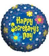 4" Airfill Only (Sticks Sold Separately) Secretary's Day Blues Balloon