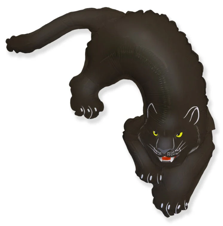 42" Dark Panther Foil Balloon