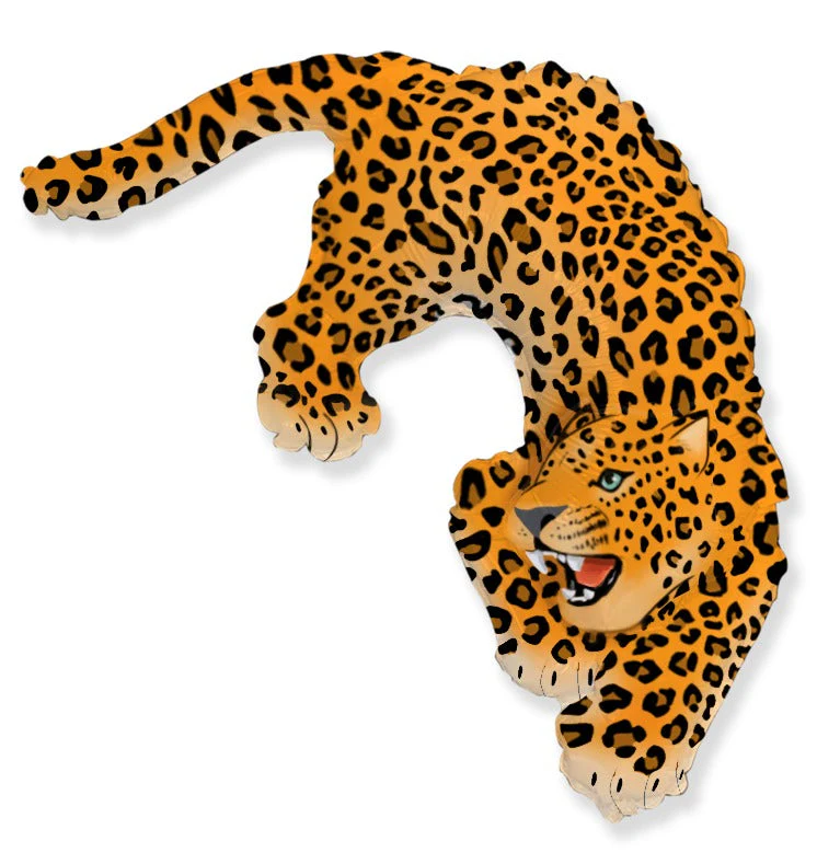 42" Savage Leopard Foil Balloon