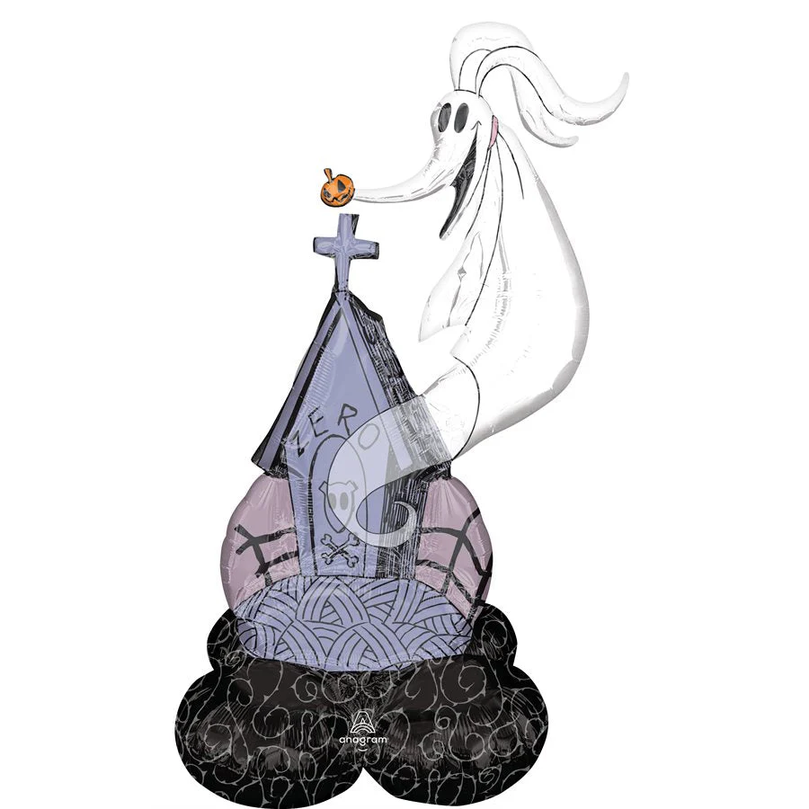 42" Airfill Only Consumer Inflatable: AirLoonz Junior Nightmare Before Christmas Zero Foil Balloon