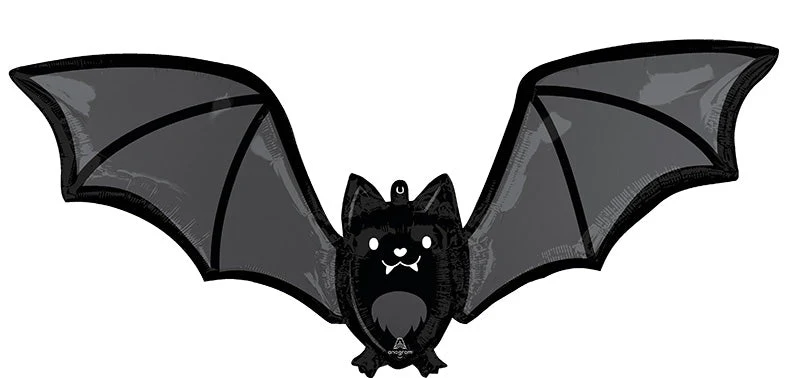 42" SuperShape Glow Batty Bat Foil Balloon