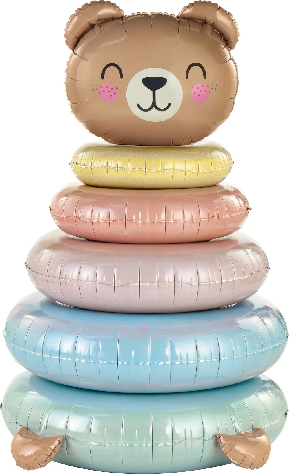 43" Consumer Inflatable Bear Baby Stacker Foil Balloon
