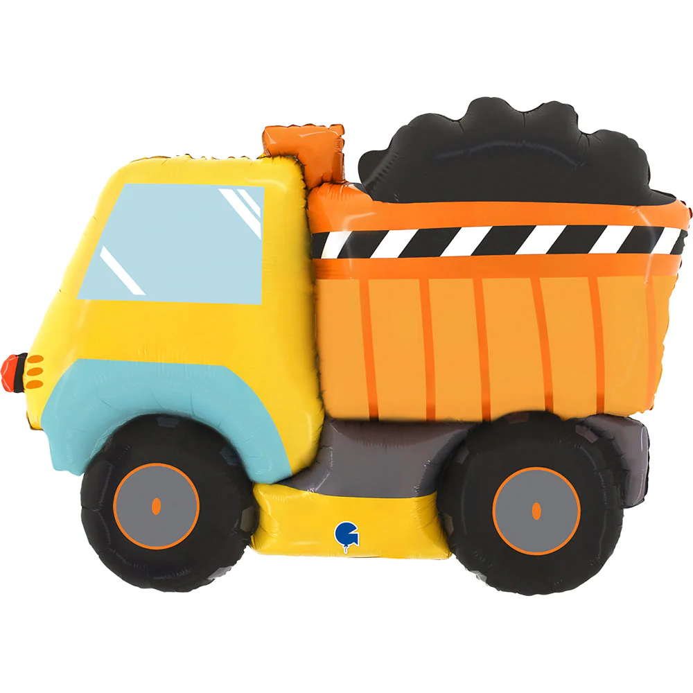 44" Dumper Truck Foil Balloon