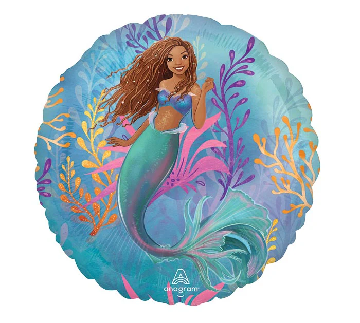 21" Little Mermaid Live Active Foil Balloon