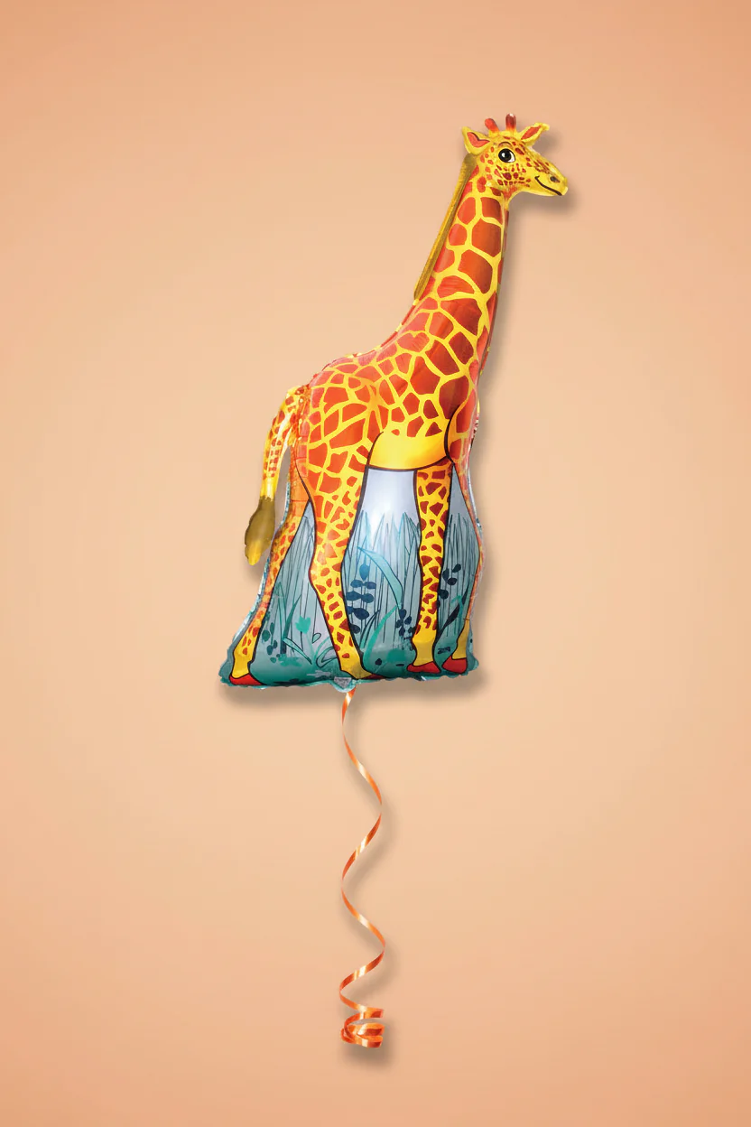 47" Giraffe Orange Balloon - Image 2