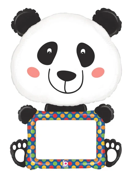48" Shape Packaged ReMARKables Panda Balloon