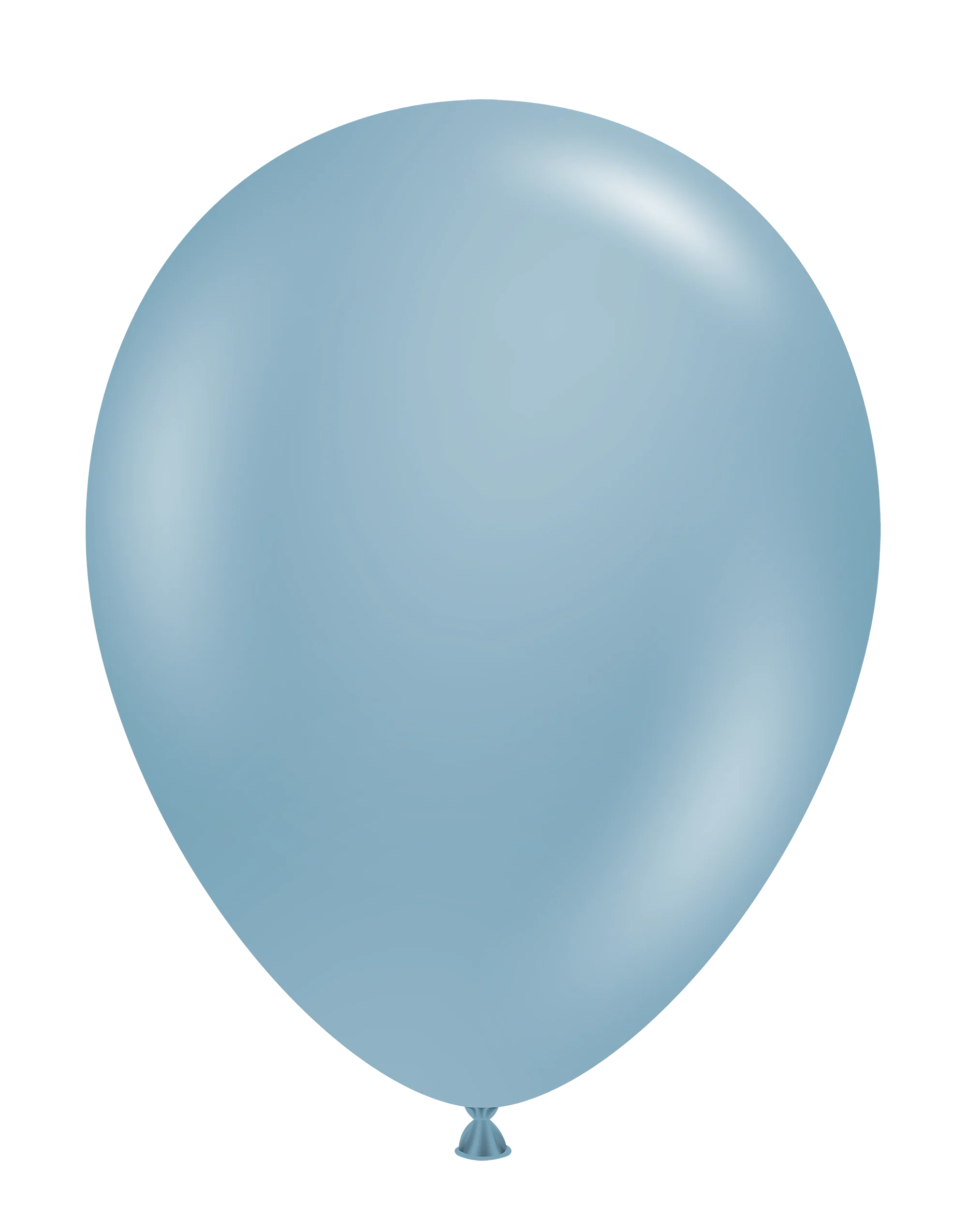 5" Blue Slate Tuftex Latex Balloons Designer Balloons (50 Per Bag)