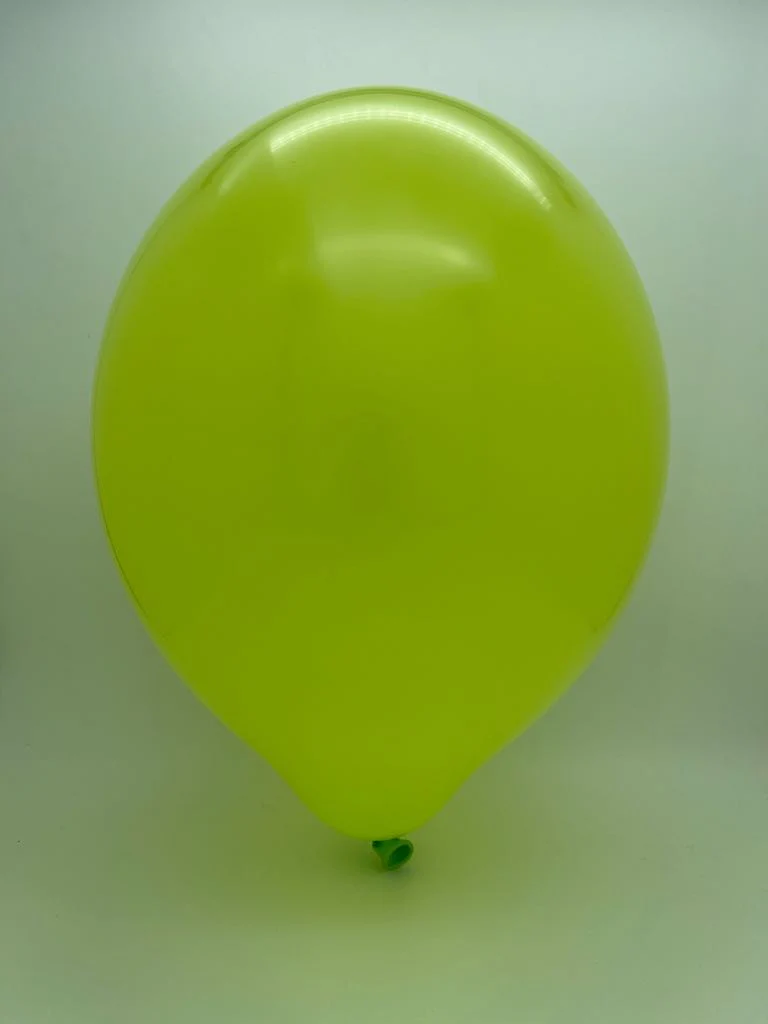5" Cattex Premium Apple Green Latex Balloons (100 Per Bag) - Image 2
