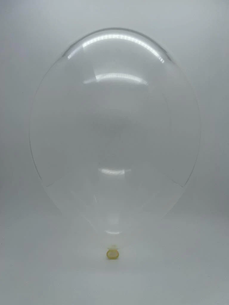 5" Cattex Premium Transparent Clear Latex Balloons (100 Per Bag) - Image 2