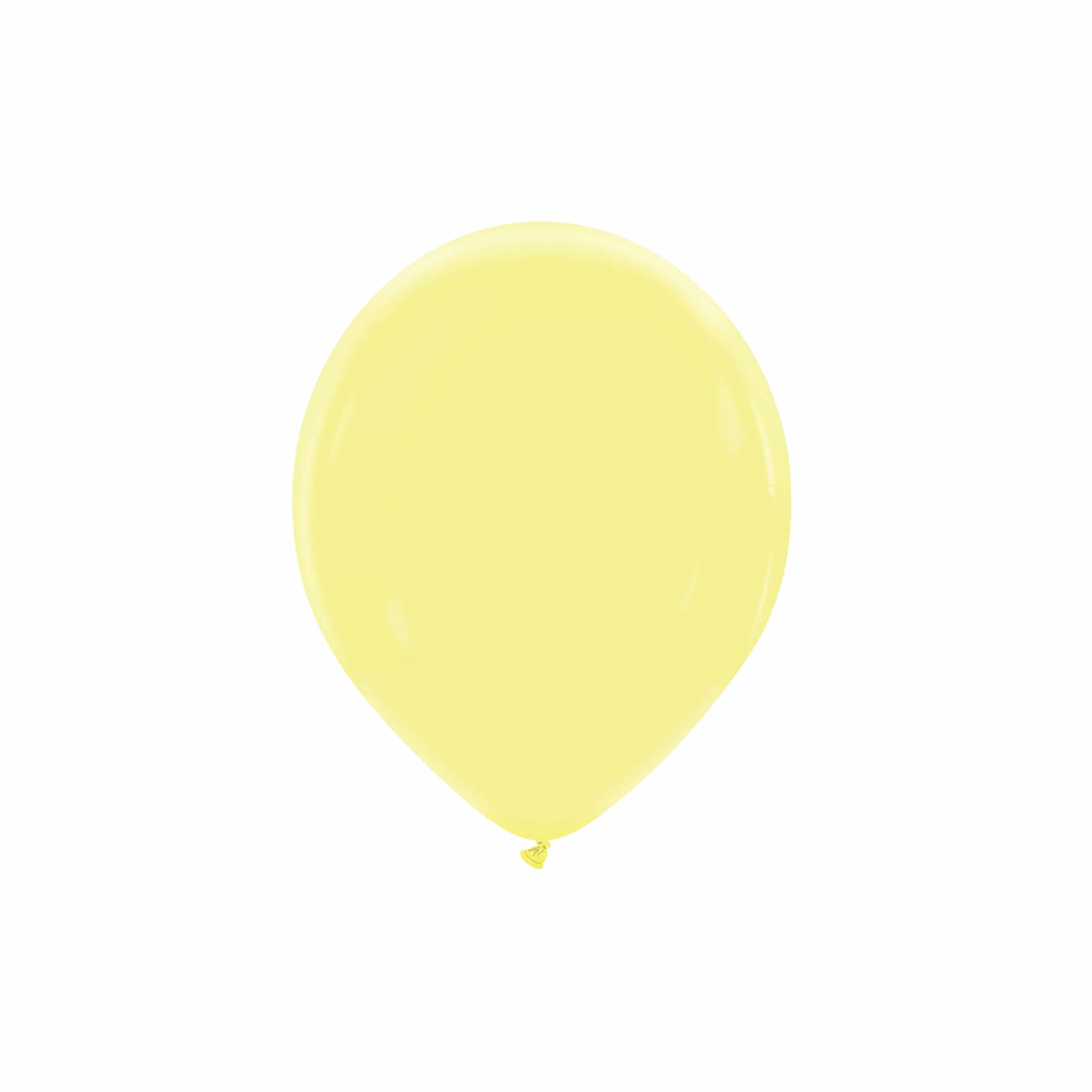 5" Cattex Premium Lemon Cream Latex Balloons (100 Per Bag)