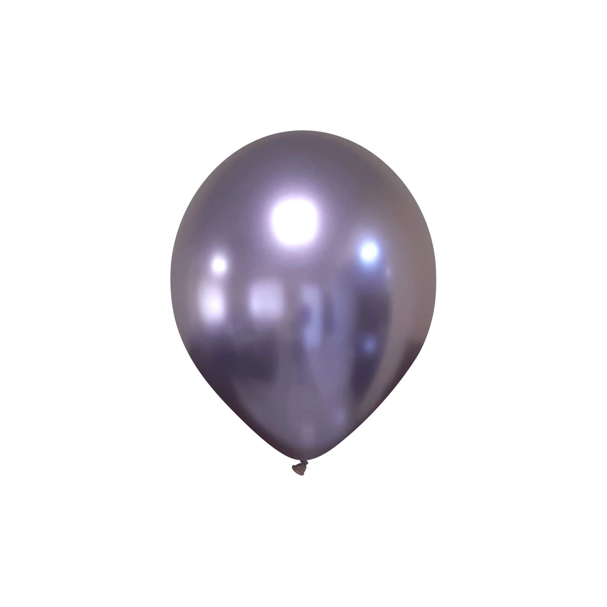 5" Cattex Titanium (Chrome/Mirror) Lilac Latex Balloons (100 Per Bag)