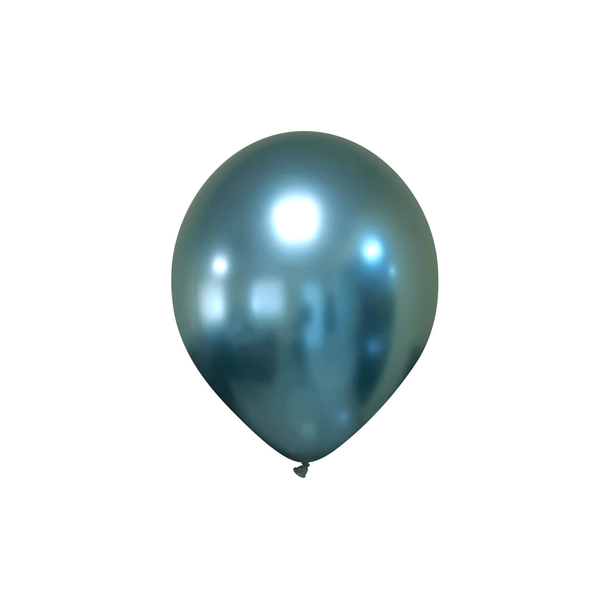 5" Cattex Titanium (Chrome/Mirror) Sky Blue Latex Balloons (100 Per Bag)