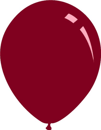 5" Deco Burgundy Decomex Latex Balloons (100 Per Bag)