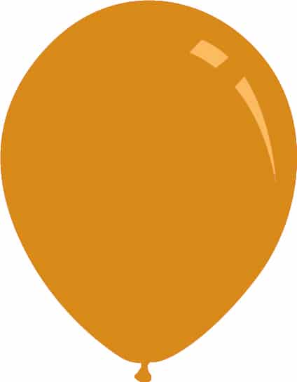 5" Deco Mocha Brown Decomex Latex Balloons (100 Per Bag)