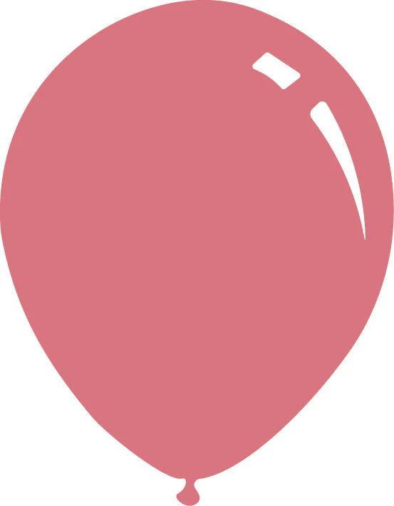 5" Deco Rose Decomex Latex Balloons (100 Per Bag)