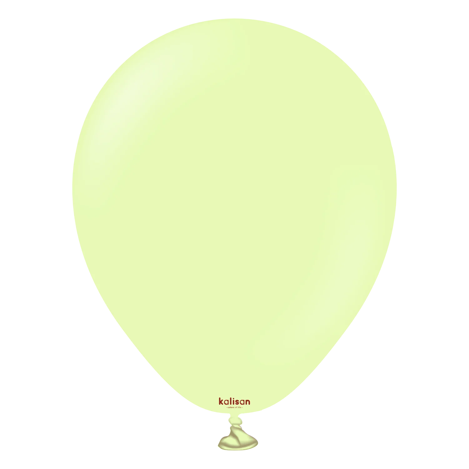 5" Kalisan Latex Balloons Macaron Pistachio (50 Per Bag)
