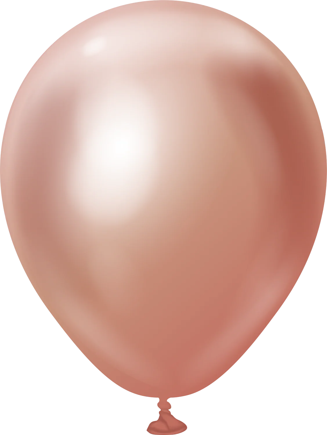 5" Kalisan Latex Balloons Mirror Rose Gold (50 Per Bag)