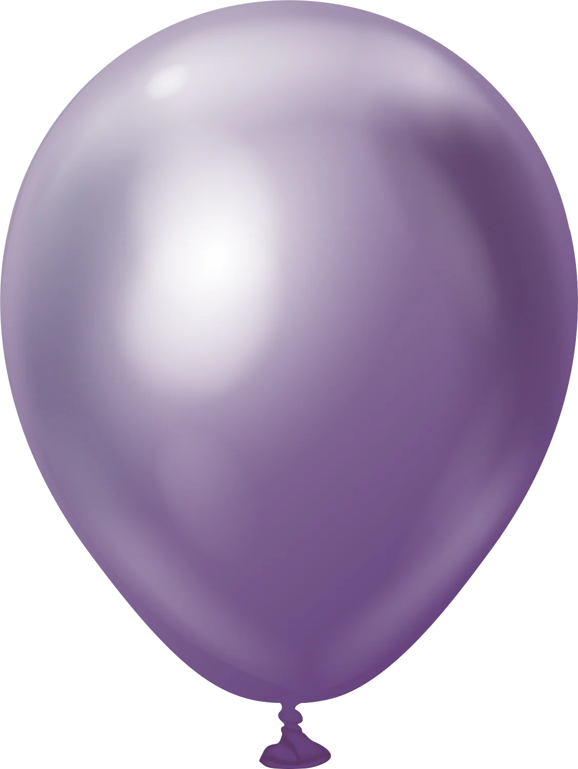 5" Kalisan Latex Balloons Mirror Violet (50 Per Bag)