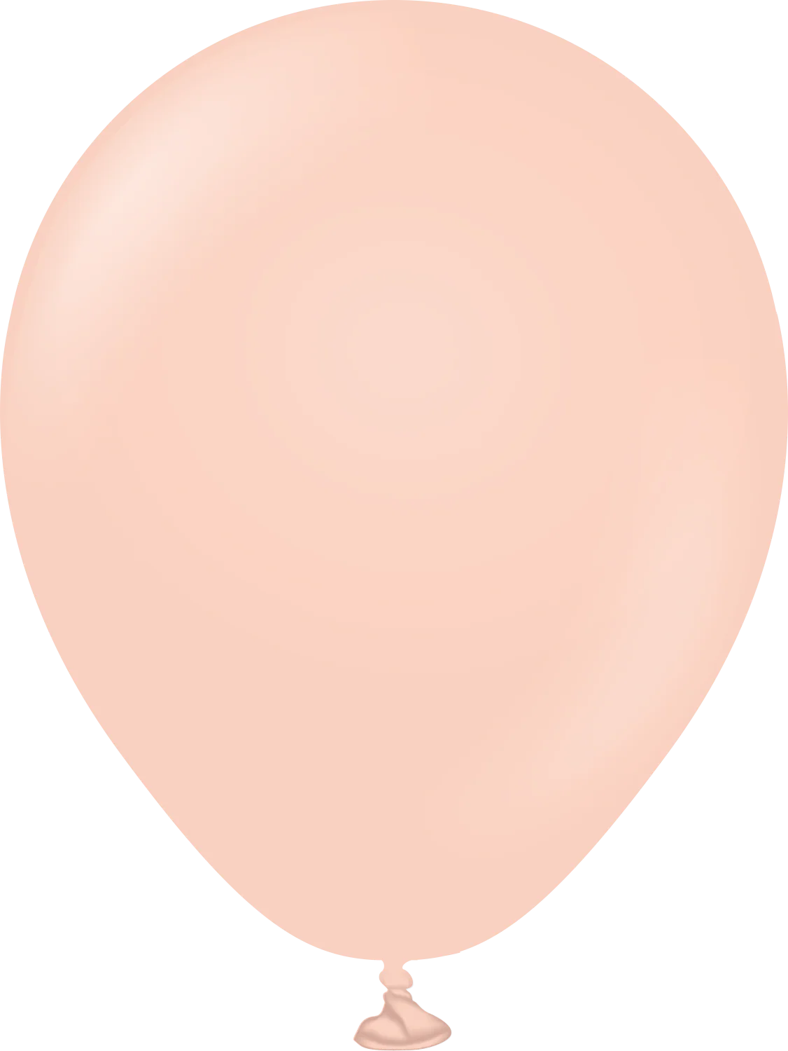 5" Kalisan Latex Balloons Pastel Matte Macaron Salmon (50 Per Bag)