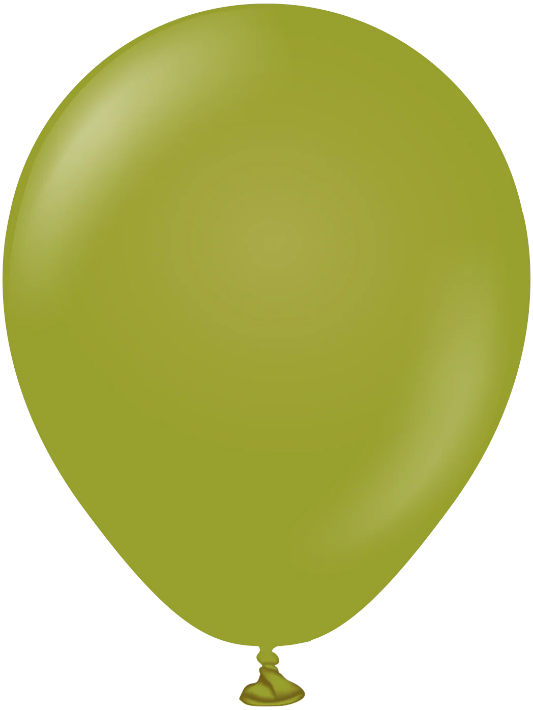 5" Kalisan Latex Balloons Retro Olive (50 Per Bag)