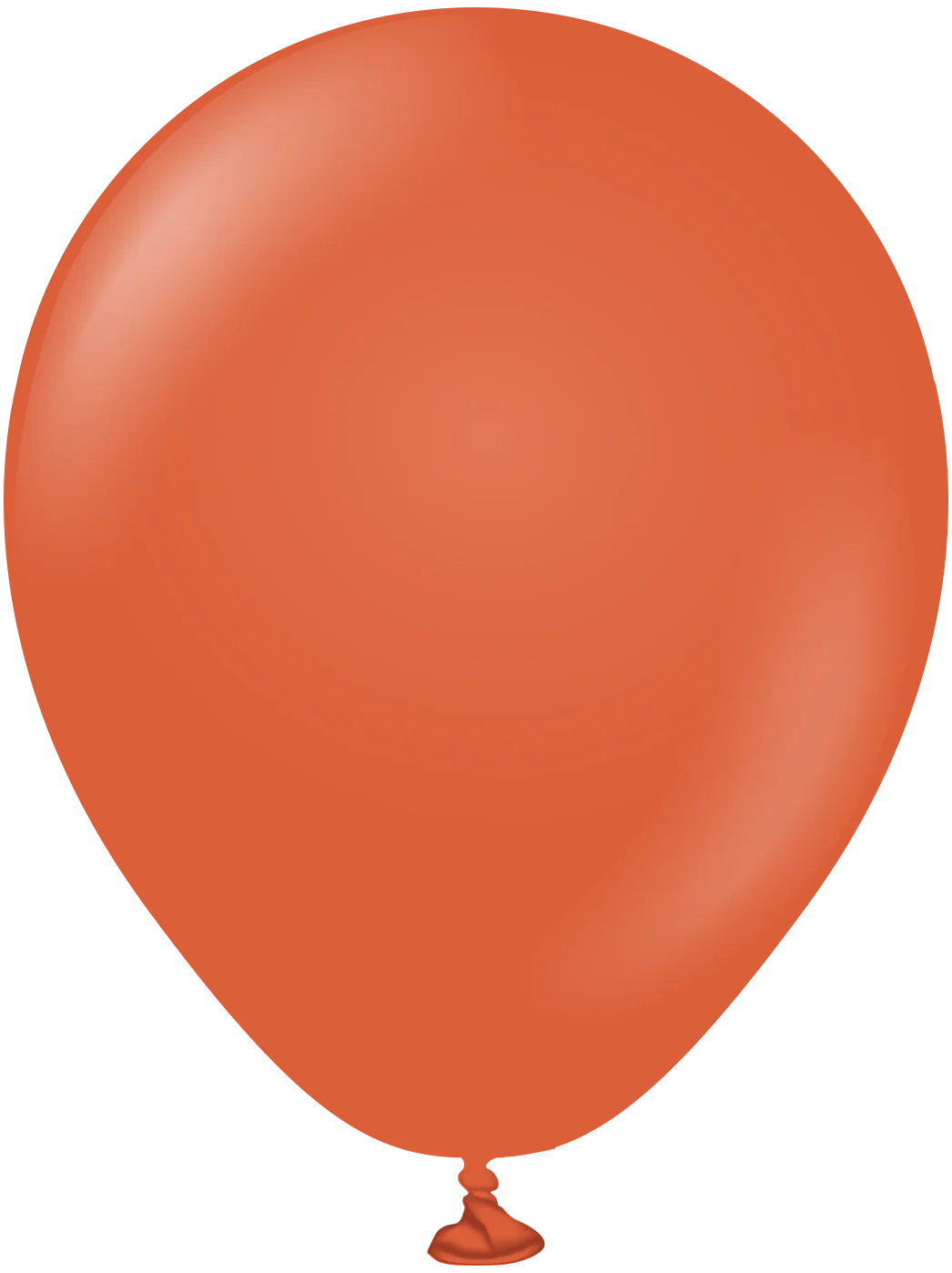 5" Kalisan Latex Balloons Retro Rust Orange (50 Per Bag)