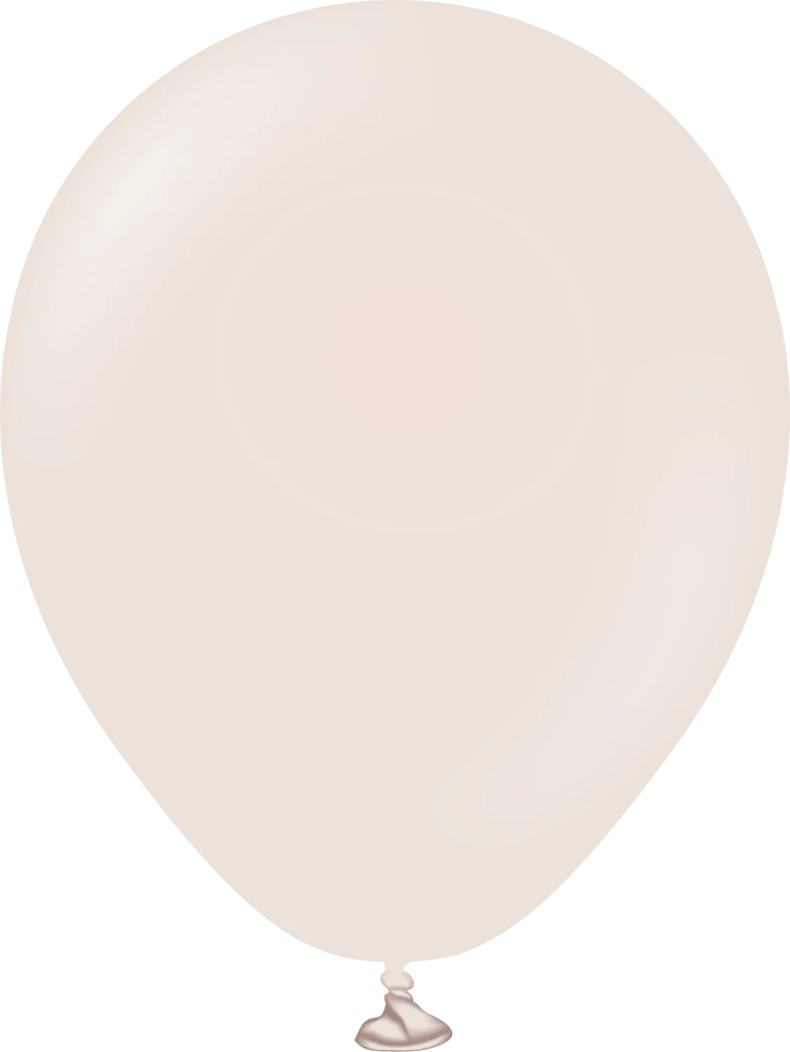 5" Kalisan Latex Balloons Retro White Sand (50 Per Bag)