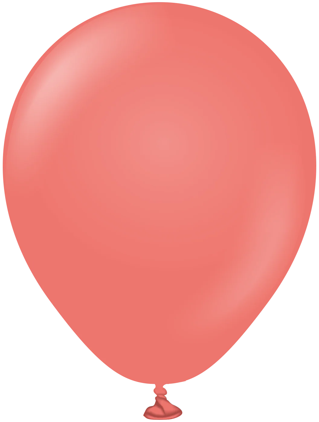 5" Kalisan Latex Balloons Standard Coral (50 Per Bag)