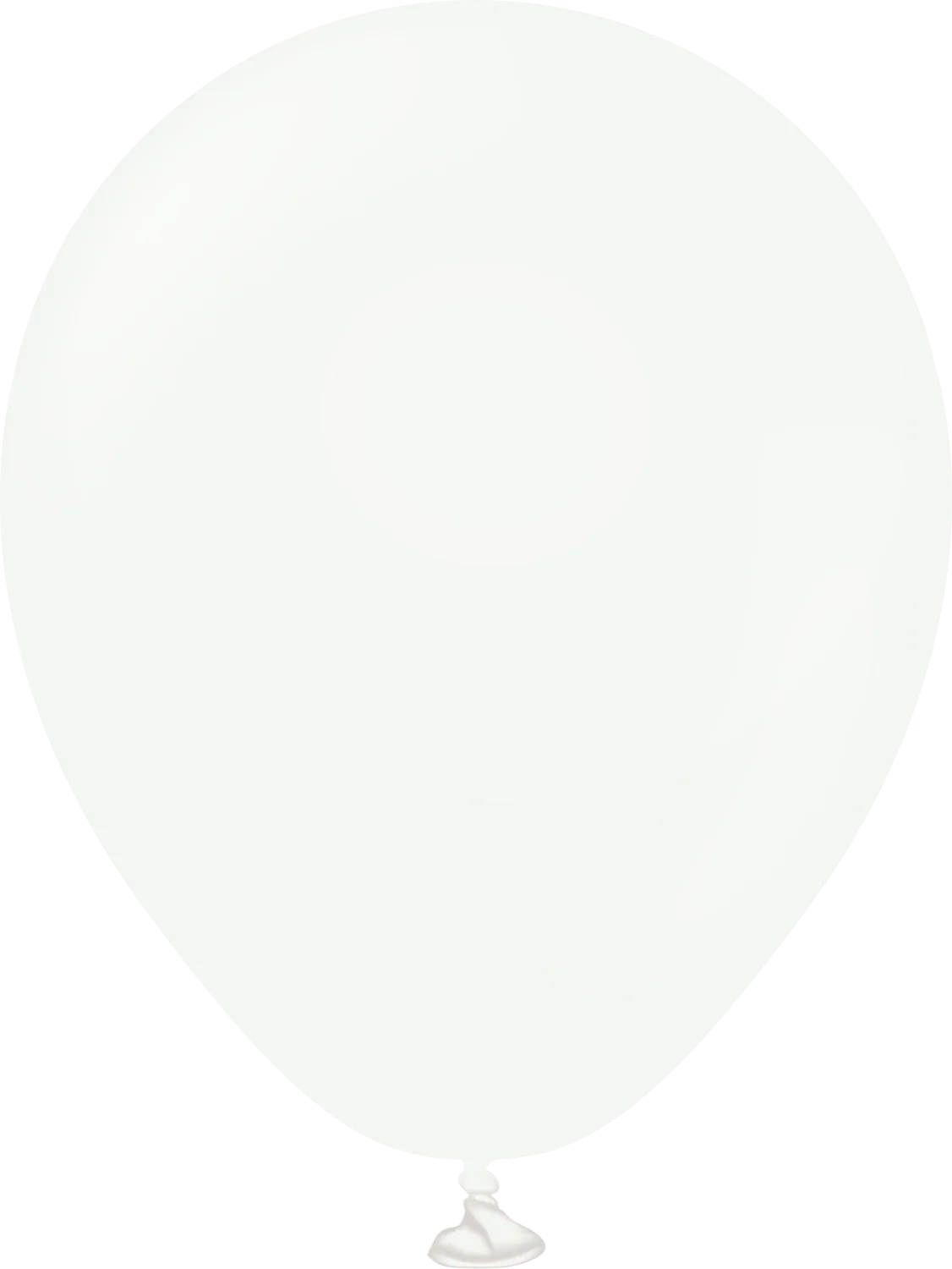 5" Kalisan Latex Balloons Standard White (50 Per Bag)