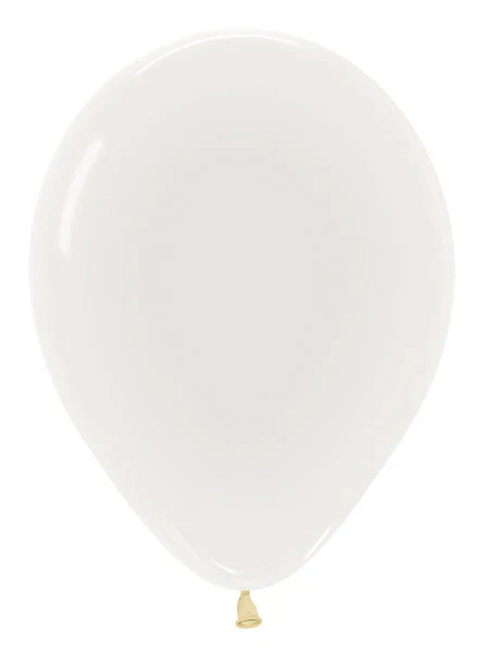 5" Latex Balloons (100 Per Bag) Crystal/Jewel Clear Sempertex/Betallatex