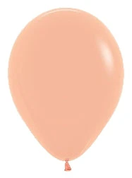 5" Latex Balloons (100 Per Bag) Deluxe Peach-Blush Sempertex/Betallatex