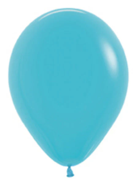 5" Latex Balloons (100 Per Bag) Deluxe Turquoise Blue Sempertex/Betallatex