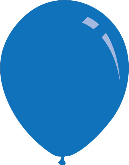 5" Metallic Blue Decomex Latex Balloons (100 Per Bag)
