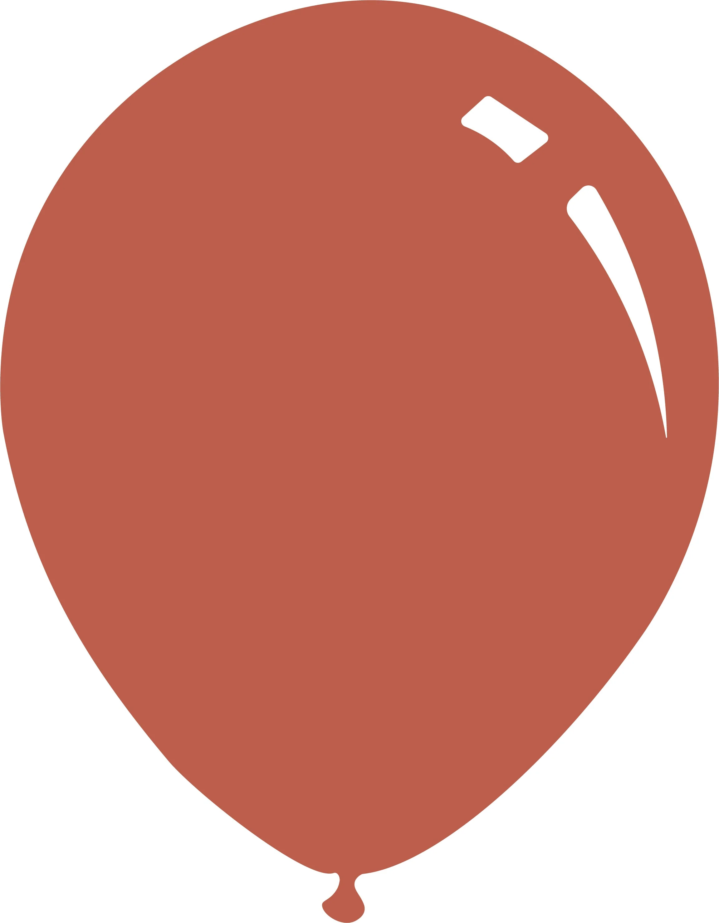 5" Metallic Copper Decomex Latex Balloons (100 Per Bag)