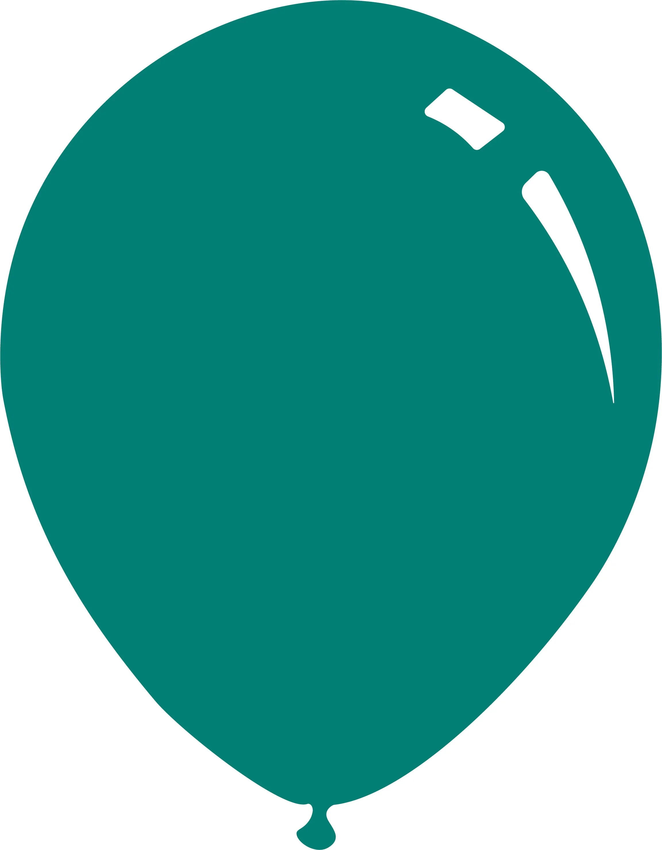 5" Metallic Emerald Green Decomex Latex Balloons (100 Per Bag)
