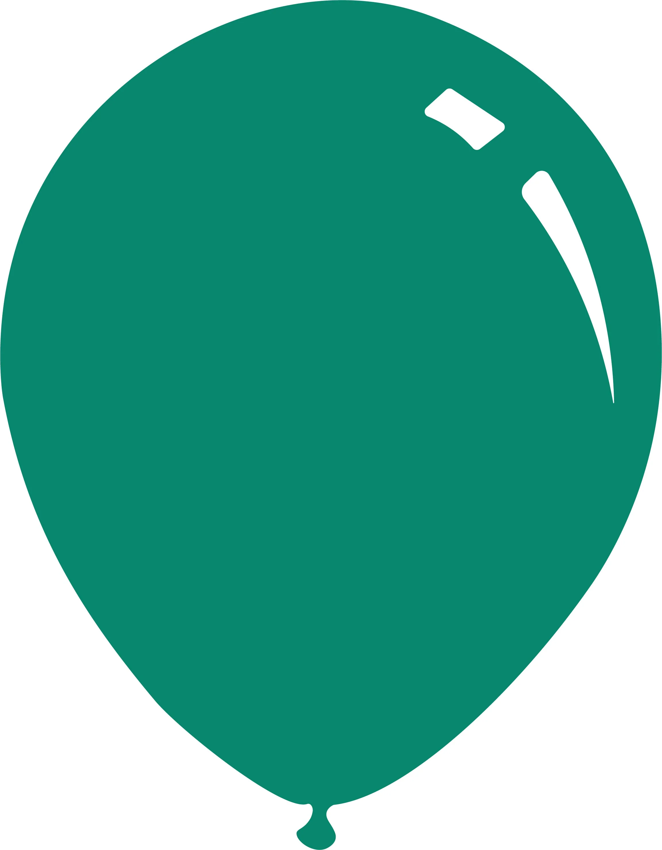 5" Metallic Green Decomex Latex Balloons (100 Per Bag)