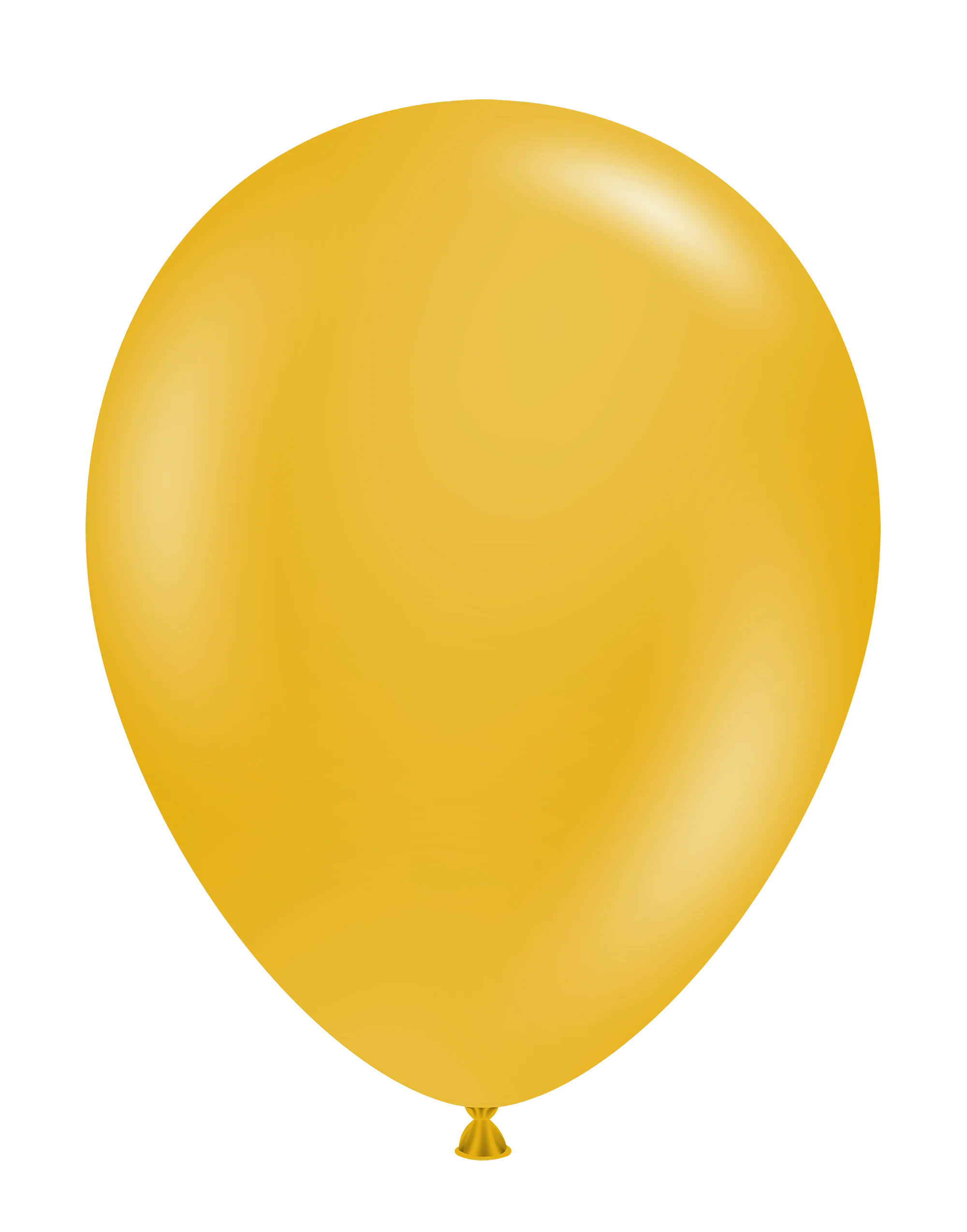 5" Mustard Tuftex Latex Balloons Designer Balloons (50 Per Bag)