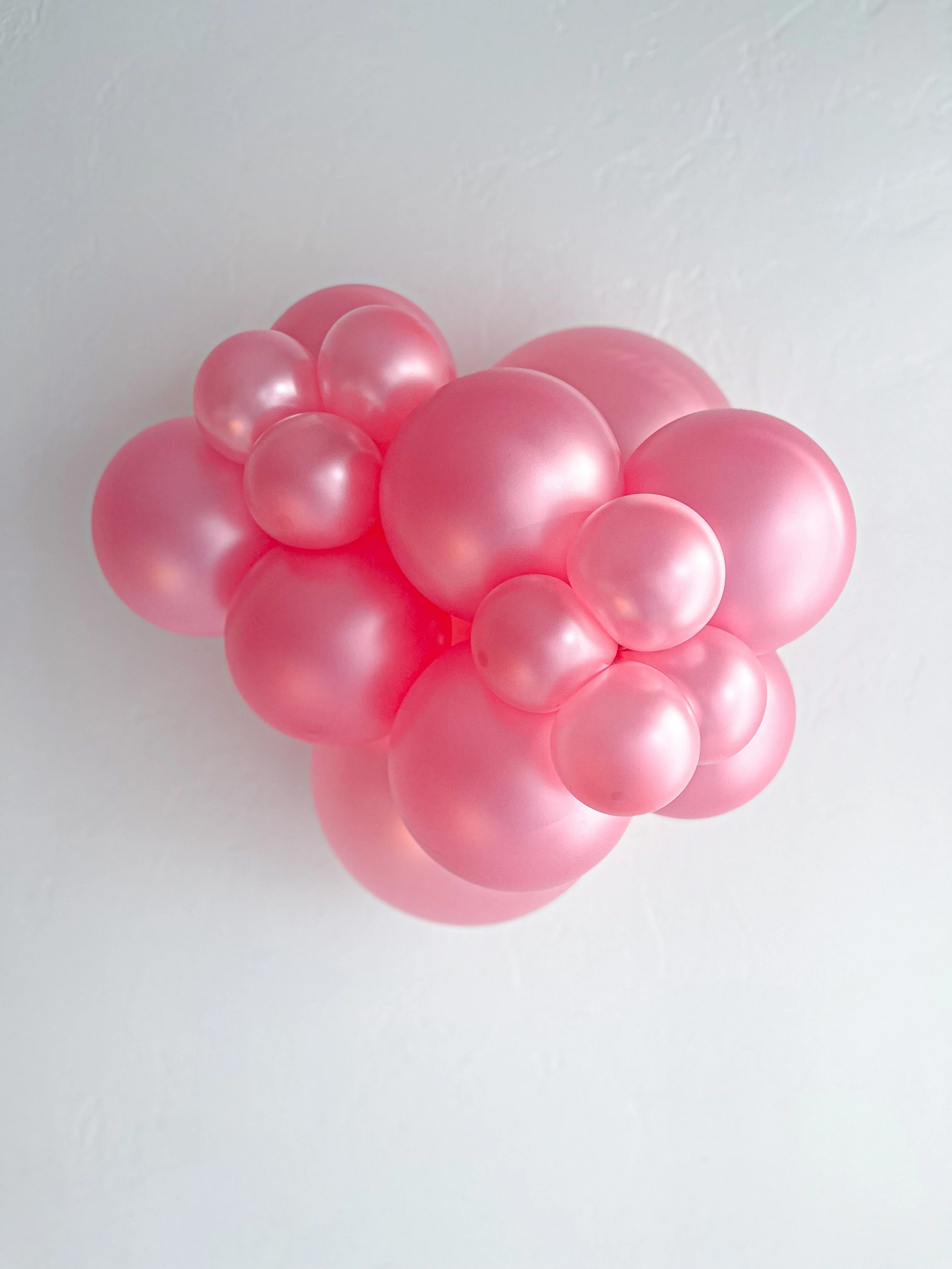 5" Shimmering Pink Tuftex Pearl/Metallic Latex Balloons (50 Per Bag) - Image 3
