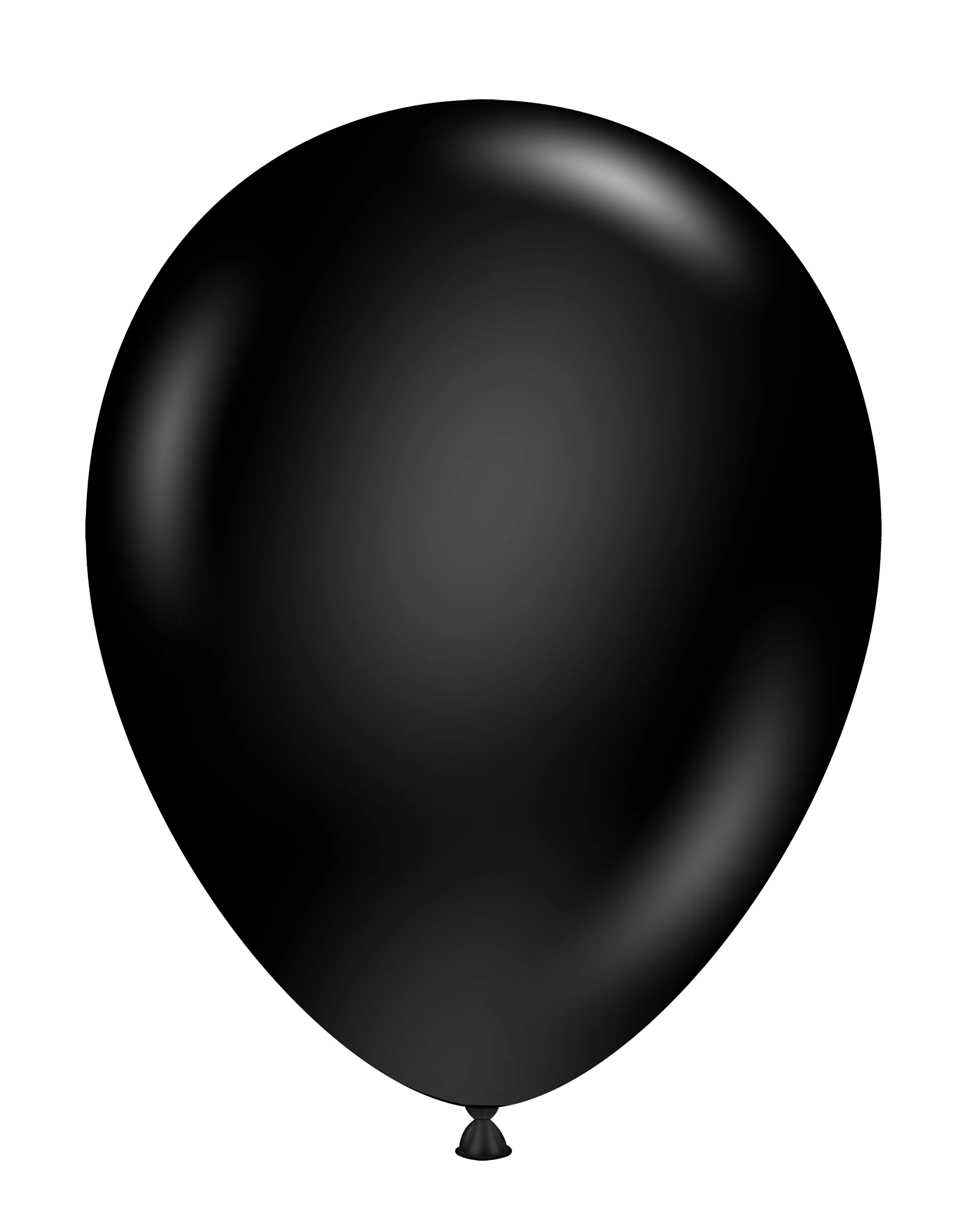5 Inch Tuftex Latex Balloons Designer Balloons (50 Per Bag) Black
