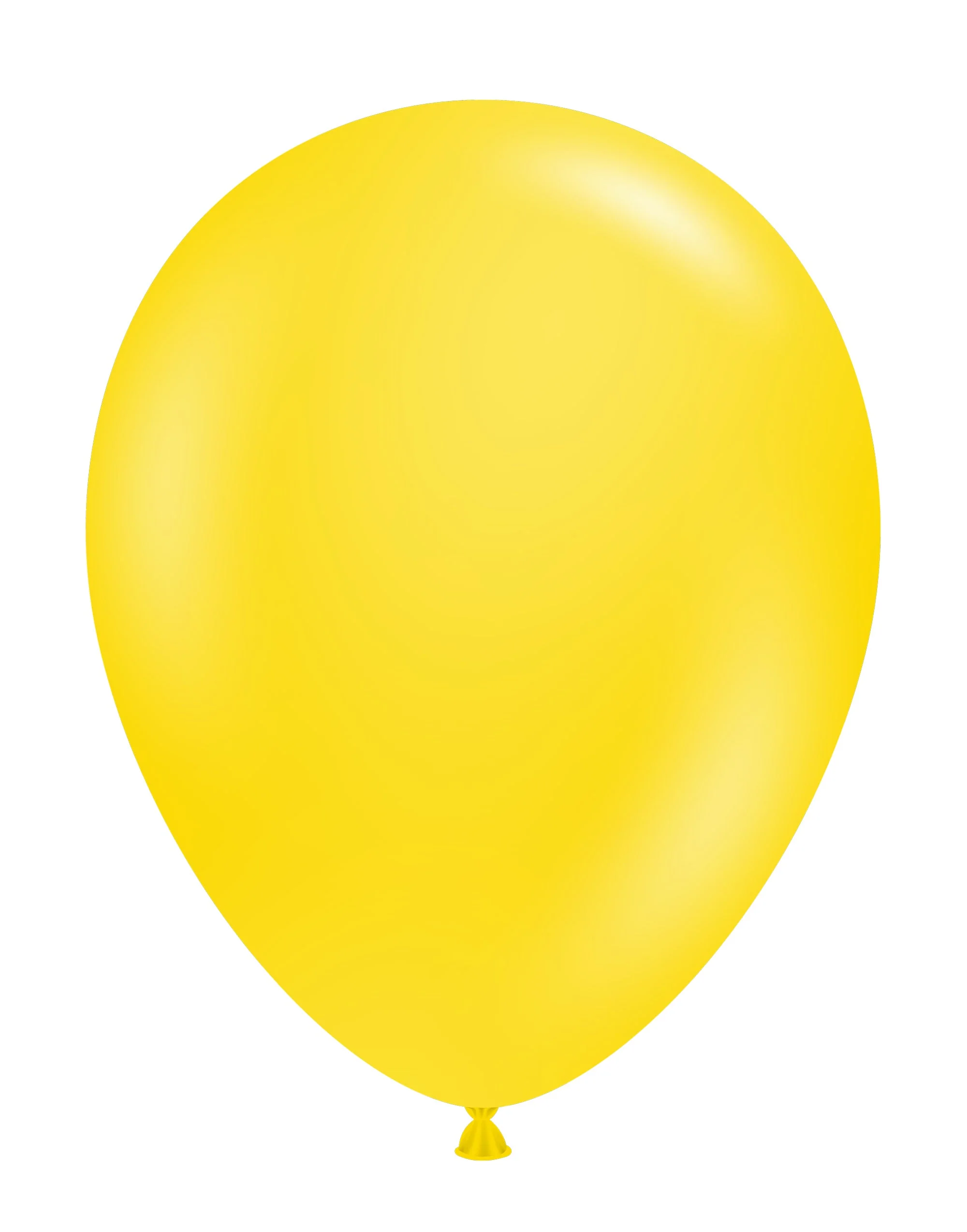 5 Inch Tuftex Standard Latex Balloons (50 Per Bag) Yellow